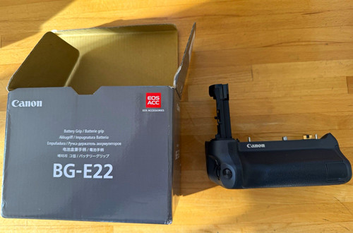 Genuine canon e22 battery - canon, bg-e22