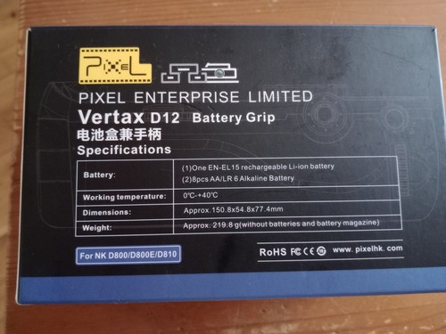 Nikon d12 battery - mb-d12, grip